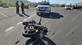 Իջևան-Սևան-Երևան ավտոճանապարհին բախվել են «Chevrolet Cruze»-ն ու մոտոցիկլը. կա տուժած