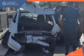 «Զվարթնոց» օդանավակայանի խաչմերուկի մոտ երեք մեքենա է բախվել