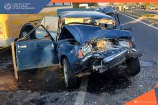 Վթար Արմավիր-Մրգաշատ ավտոճանապարհին. կա 2 տուժած