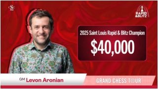 Լևոն Արոնյանը՝ «Grand Chess Tour: Saint Louis Rapid & Blitz 2025» արագ և կայծակնային շախմատի մրցաշարի հաղթող