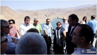 Դիվանագետներն այցելել են Վեդիի նորակառույց ջրամբար