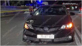 Երևանում «Toyota»-ն վրшերթի է ենթարկել Աղբահանության և սանմաքրան աշխատակցին