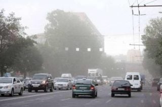 Կենտրոնում փոշին գերազանցել է սահմանային թույլատրելի շեմը