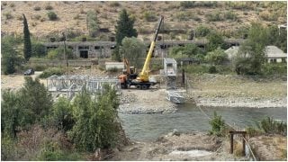 Այրում կայարանում տեղադրվում է հետիոտնային կամուրջ