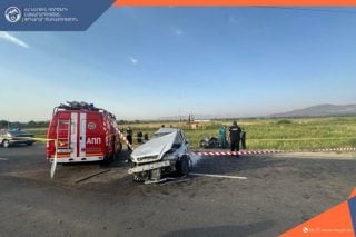 Երևան-Մեղրի ավտոճանապարհին բախվել են «Volkswagen» և «Opel» մակնիշի ավտոմեքենաները․ կա 3 զnհ, 1 վիրшվոր