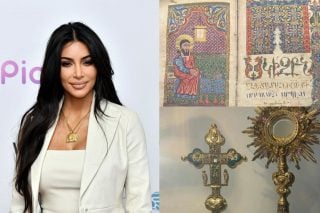 Քիմ Քարդաշյանը իր միլիոնավոր հետևորդներին ցուցադրել է Սուրբ Ղազար կղզու հայկական ձեռագրերի հավաքածուն