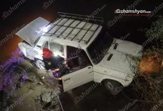 Լոռիում «ՎԱԶ 2106»-ը դուրս է եկել երթևեկելի գոտուց և հայտնվել Փամբակ գետում