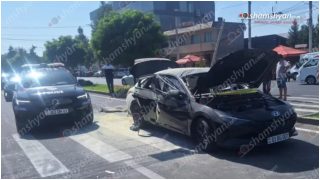 Երևանում «Honda»-ում պայթյուն է տեղի ունեցել. կա վիրավnր
