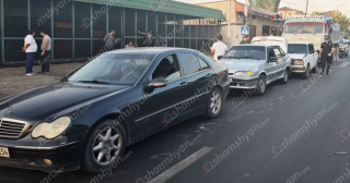 Երևանում բախվել են բեռնատարը, «ՎԱԶ 2107»-ը, «Լադա»-ն և «Mercedes»-ը