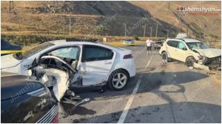 Գեղարքունիքի մարզում բախվել են «Chevrolet»-ն ու «Nissan»-ը. կան վիրшվորներ