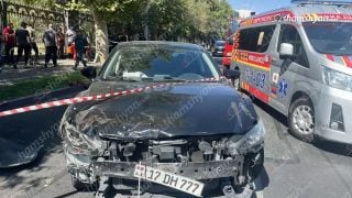 Արշակունյաց պողոտայում 29-ամյա վարորդը «Mazda 6»-ով բախվել է կայանված «Hyundai Elantra»-ին