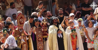 Խաչվերաց տոնին ընդառաջ Աղթամարի Սուրբ խաչ եկեղեցում պատարագ է մատուցվել
