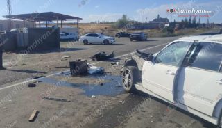 Գեղարքունքի մարզում բախվել են «Mercedes»-ը և «ԳԱԶ 53»-ը․ կա 4 վիրավոր