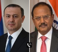 ԱԽ քարտուղարն ու Հնդկաստանի վարչապետի Ազգային անվտանգության խորհրդականը քննարկել են երկկողմ հարաբերությունները