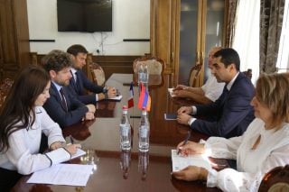 Գեղարքունիքի մարզպետն ընդունել է ՀՀ-ում Ֆրանսիայի արտակարգ և լիազոր դեսպանին