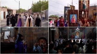 Սուրբ Գևորգ զորավարի օրը՝ ուխտերթ Արագածոտնի թեմի 2 սրբավայրերից՝ դեպի Մուղնու Սուրբ Գևորգ եկեղեցի