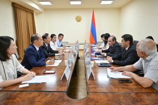 ՀՀ ԲՏԱ նախարարի տեղակալն ընդունել է Չինաստանի Գիտության կոմիտեի բարձր տեխնոլոգիաների բաժանմունքի ղեկավարի գլխավորած պատվիրակությանը