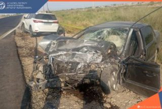 Երևան-Մեղրի ավտոճանապարհին բախվել են «Toyota»-ն և «Mercedes-Benz»-ը. կան տուժածներ