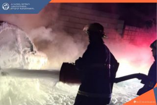 Բյուրականում այրվել է ավտոմեքենա