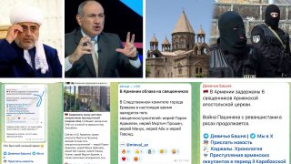 Ադրբեջանական ԶԼՄ-ները տոնում են քահանաների «որսը» Հայաստանում
