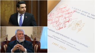 Ինչ նվեր է ստացել Ալեն Սիմոնյանը Արամ Ա Կաթողիկոսի կողմից Ինչ նվեր է ստացել Ալեն Սիմոնյանը Արամ Ա Կաթողիկոսի կողմից