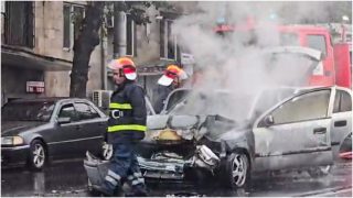 Սեբաստիա փողոցում ավտոմեքենա է այրվել