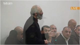 Գլխավոր Դատախազն ու ՔԿ ղեկավարները ստախոս են. Բագրատ Սրբազանի խոսքից հետո դահլիճում հնչեցին ծափեր