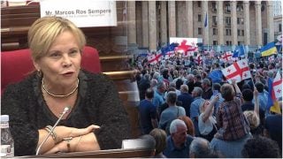 ԵՄ դրոշներով Թբիլիսիում պայքարողները Եվրոպայի հերոսներն են. ԵԽ պատգամավորը՝ Երևանում ԵՄ դրոշներով Թբիլիսիում պայքարողները Եվրոպայի հերոսներն են. ԵԽ պատգամավորը՝ Երևանում