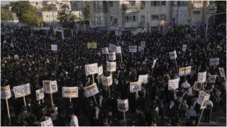 Հազարավոր հրեաներ փակել են Երուսաղեմի մուտքը՝ բողոքելով բանակ զորակոչվելու դեմ