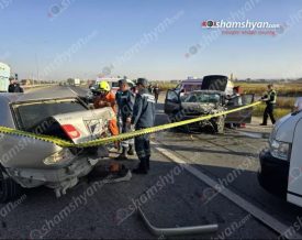Արարատում բախվել են «Mercedes»-ը, «Kia»-ն և «Skoda»-ն. կա 4 տուժած