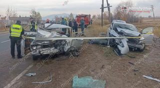 Քուչակում բшխվել են «Volvo»-ն ու «VAZ 2106»-ը. կա 1 զnհ, 4 վիրшվորների թվում՝ անչափահասներ կան