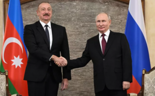 Ձեռքսեղմում՝ երկկողմ բանակցություններից առաջ. սկսվել է Պուտինի և Ալիևի հանդիպումը