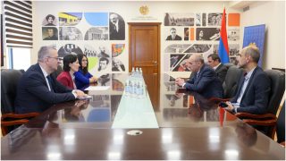 ՀՀ ԿԳՄՍ նախարարն ընդունել է սպորտային հրաձգության Եվրոպայի կոնֆեդերացիայի նախագահին