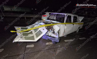 Երևան-Գյումրի ճանապարհին բախվել են «Nissan Rogue»-ն ու «ՎԱԶ 2107»-ը․ կա 4 տուժած