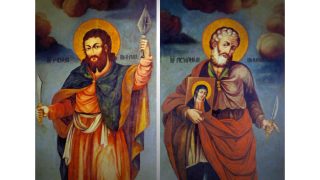 Ս. Թադեոս և Ս. Բարդուղիմեոս առաքյալների պատկերները