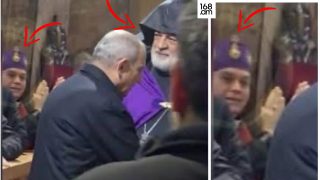 Մեկ նկարում` թուրքի կարգած կառավարիչ, նրա առաջ ծնկած ավետարանական «պատվելիի» որդի հայ եկեղեցու  «արքեպիսկոպոս» ու գահի կողքին աղանդավոր խեղկատակ. Բահե Բեգոյան