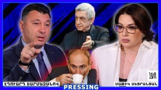 ՎՐԵՆ ՎԻՃԱԿ ՉԿԱՐ, ԱՍԵՑ՝ ՄԵՆԱԿ ՊՈՒՏԻՆԸ ԿԱՐԱ ԿԱՆԳՆԱՑՆԻ. ԱՍԵՑԻ՝ ԴԵ ԳՆԱ, ԽՆԴՐԻ…  ՀԼԸ ԻՇԽԱՆՆ ԷԼ ԱՍԵՑ՝ ՔԵԶ ԹԱՓ ՏՈՒՐ, ԴՈՒԽՈՎ ԳՆԱ, ԷԴ ՎԻՃԱԿՈՎ ԱԼԻԵՎԻ ՀԵՏ ՉԲԱՆԱԿՑԵՍ. ԷԴՈՒԱՐԴ ՇԱՐՄԱԶԱՆՈՎ