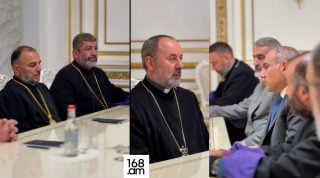 Արցախի թեմի առաջնորդը՝ Փաշինյանի և հոտի կողքին