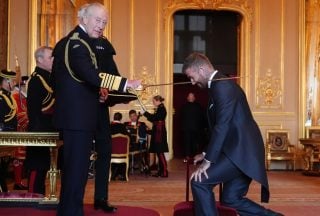 Չարլզ III-ը Դևիդ Բեքհեմին ասպետի կոչում է շնորհել