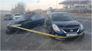 Գեղարքունիքի մարզում բախվել են «Nissan Versa»-ն ու «Opel Vectra»-ն․ կան վիրավորներ