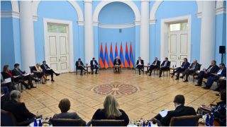 Խաչատուրյանը ՀՀ-ում հավատարմագրված ԵՄ անդամ երկրների դեսպանների հետ քննարկել է Հայաստան-ԵՄ համագործակցության ընդլայնման հնարավորությունները