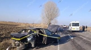 Մարտունի-Վարդենիս ավտոճանապարհին բախվել են «Mercedes»-ը և «Opel»-ը․ կա 4 վիրավոր