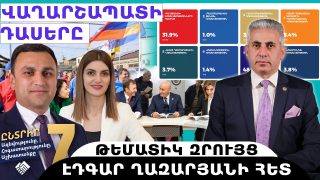ՎԱՂԱՐՇԱՊԱՏԻ ԴԱՍԵՐԸ. թեմատիկ զրույց՝ Էդգար Ղազարյանի հետ