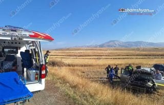 Ափնա-Հարթավան գյուղերի ճանապարհին բախվել են «Nissan X-Trail»-ն ու «Opel Zafira»-ն. կա 6 տուժած