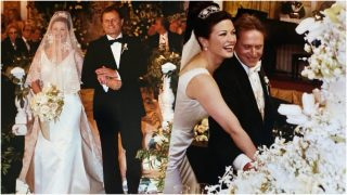 Քեթրին Զետա-Ջոնսը հրապարակել է հազվագյուտ լուսանկարներ իր և Մայքլ Դուգլասի հարսանիքից