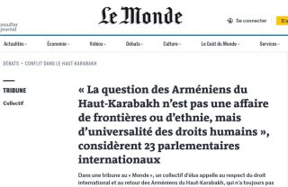 Լեռնային Ղարաբաղի հայերի հարցը ոչ թե սահմանների կամ էթնիկական պատկանելության, այլ՝ մարդու իրավունքների համընդհանրության խնդիր է՝ կարծում են 23 միջազգային խորհրդարանականներ. «Լը Մոնդ». aravot.am