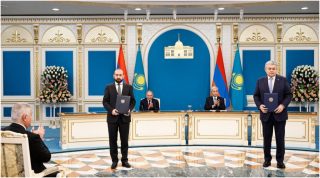 Արարատ Միրզոյանը և Ղազախստանի ԱԳ նախարարը ստորագրել են 2 երկրների ԱԳՆ-ների միջև 2026-2027 թվականների համար գործողությունների ծրագիրը