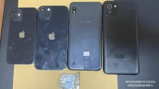 «Արմավիր» ՔԿՀ-ում հեռուստացույցի միջից հայտնաբերել են բջջային հեռախոսներ