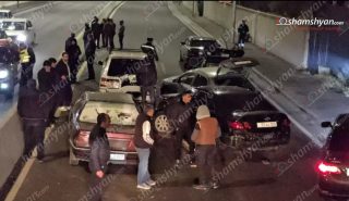 Շղթայական ավտովթար Երևանում. 6 տրանսպորտային միջոց, մինչև 3 կմ՝ խցանում