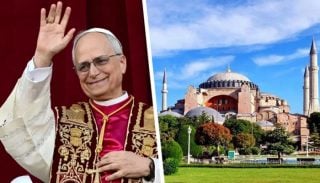 Անկարայում Հռոմի պապը հանդիպել է Էրդողանի հետ